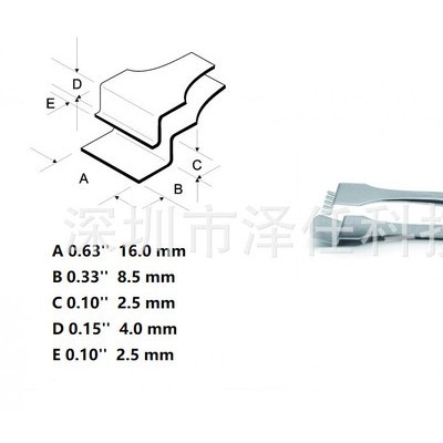 瑞士ideal-tek鑷子5WF.SA 5寸晶圓鑷子  5寸硅片鑷子