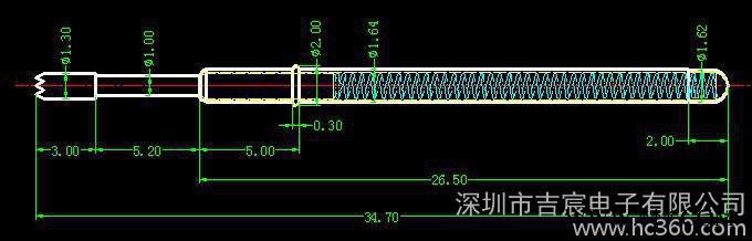 太陽(yáng)能電池探針、太陽(yáng)能測(cè)試探針、電池測(cè)試探針、太陽(yáng)能光伏探針