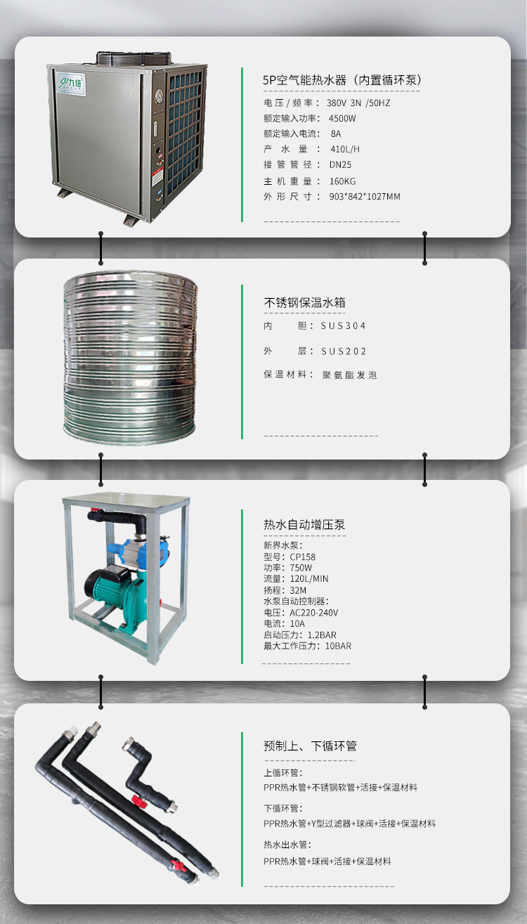 空氣能熱水器一體機