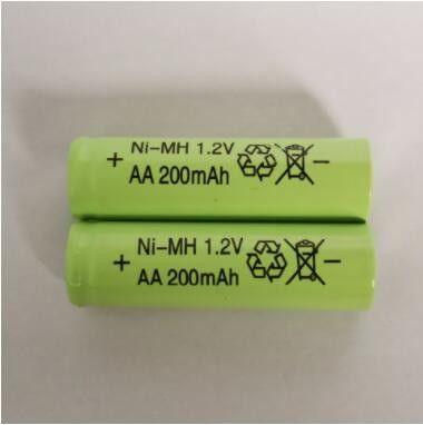 工廠供應(yīng) 鎳氫 5號(hào) AA200mAh 充電電池 草坪燈 警示燈 玩具