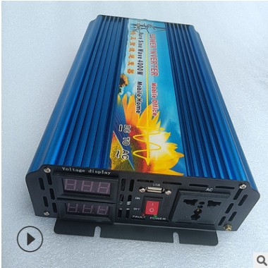 廠家車載太陽能轉換器12V24v48v轉220V光伏大功率 純正弦波逆變器