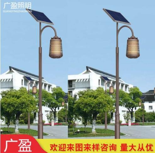 太陽能燈戶外LED路燈新農村超亮家用庭院燈天黑自動亮室外防水燈